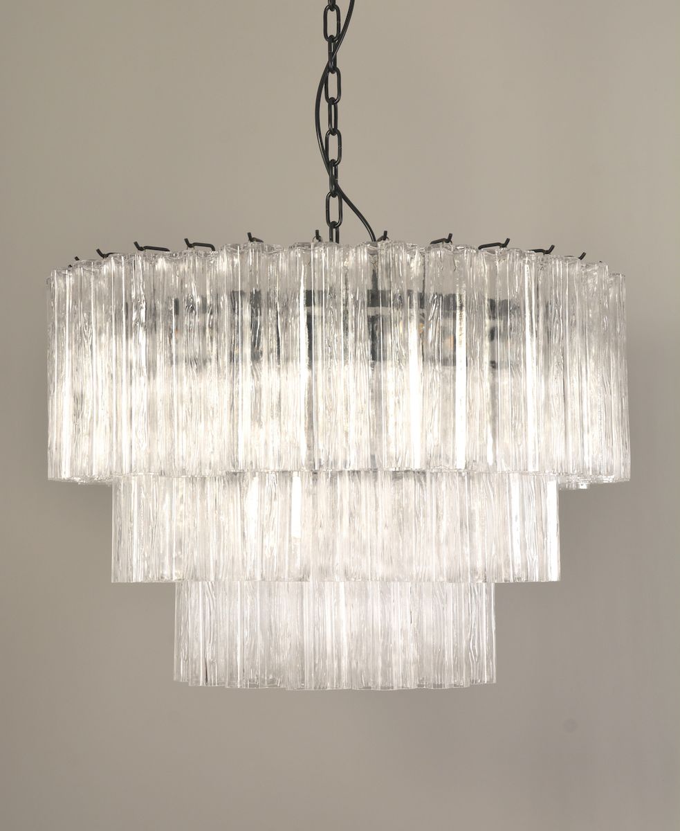 Sezane Chandelier 3 lag (ø72) klar / sort