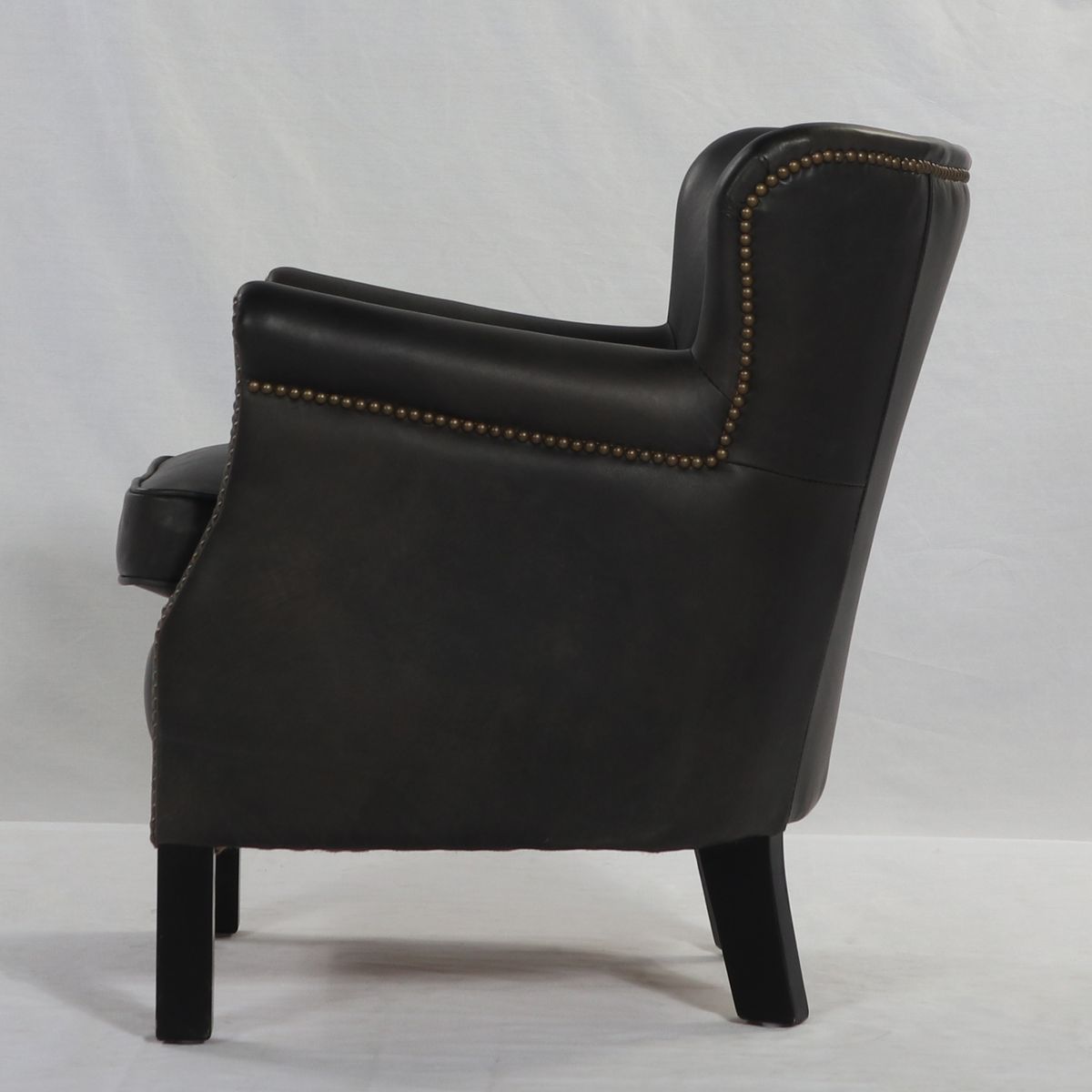 Sebago lenestol skinn (Smooth Black)