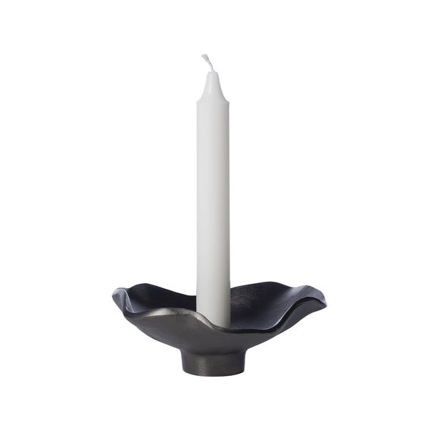 Hovedbilde Lysestake bølget Ø14 cm