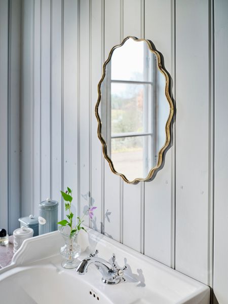 Hovedbilde Forhåndsbestill Speil Jonna antikk messing 