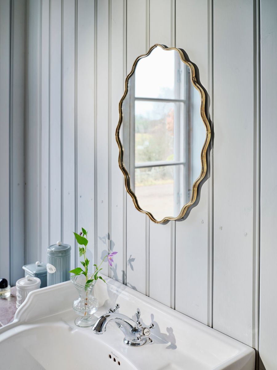 Forhåndsbestill Speil Jonna antikk messing 