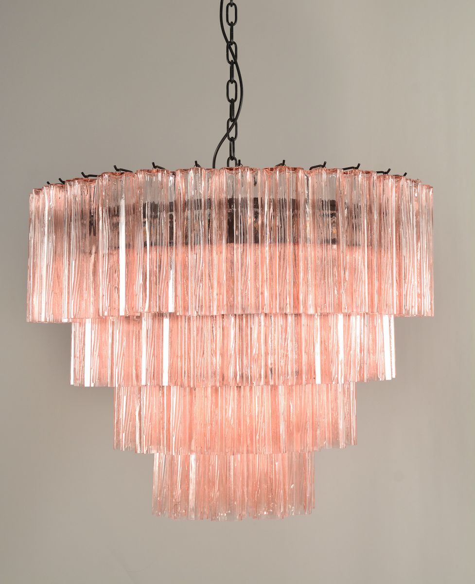 Sezane Chandelier 4 lag (ø81) rosa / sort