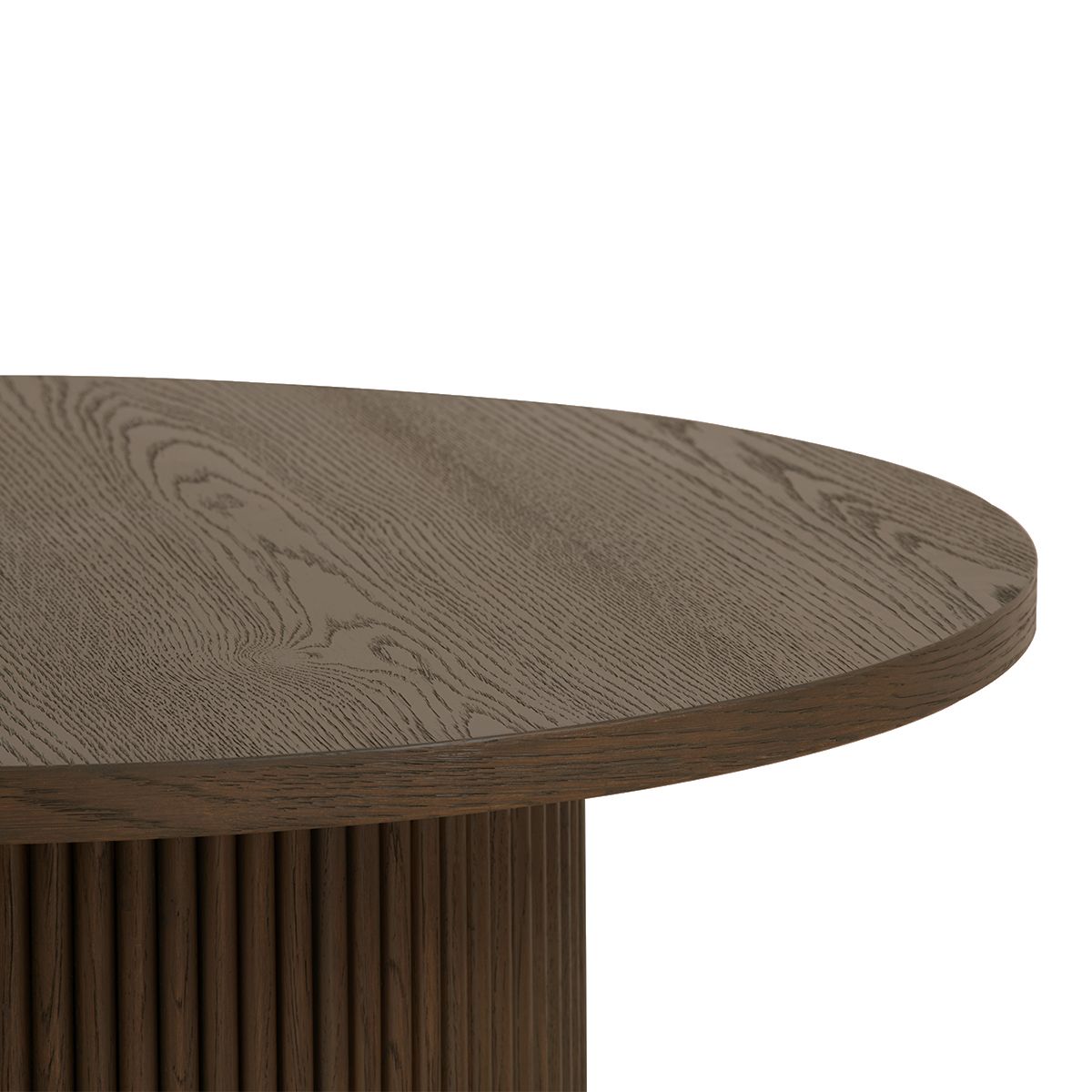 Noor sofabord ø80 (røkt eik)