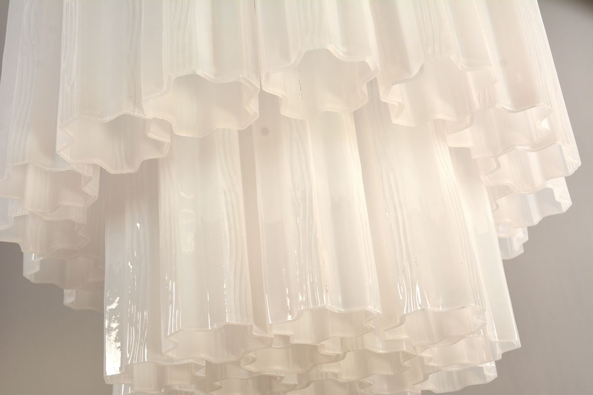 Sezane Chandelier 2 lag (ø49) hvit / sort