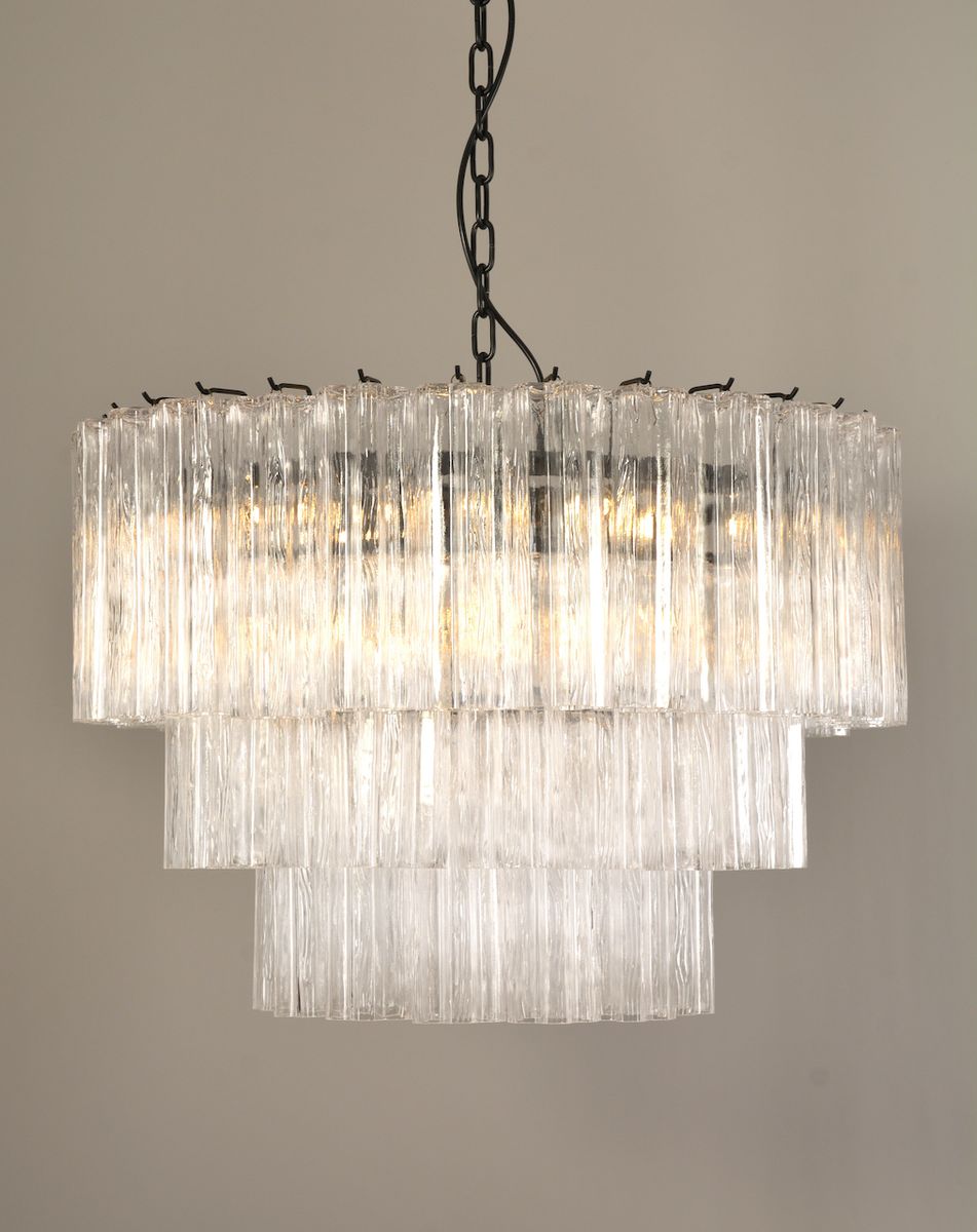 Sezane Chandelier 3 lag (ø72) klar / sort
